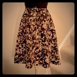Ann Taylor patterned skirt